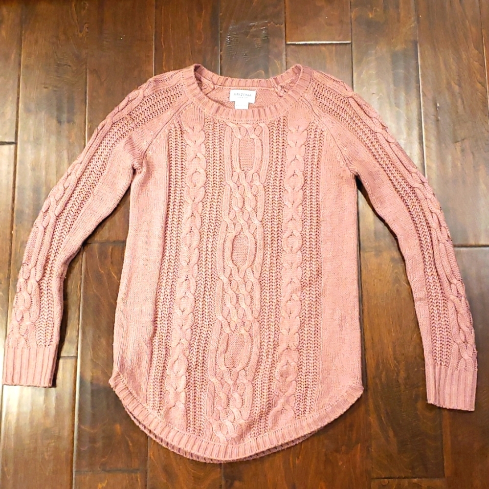 Arizona Blush Pink Sweater Size Medium
